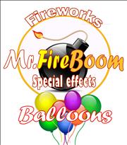 Mr. fireboom - ΒΑΙΟΣ ΜΗΤΡΟΥΣΙΑΣ, Μπαλόνια & Πυροτεχνήματα